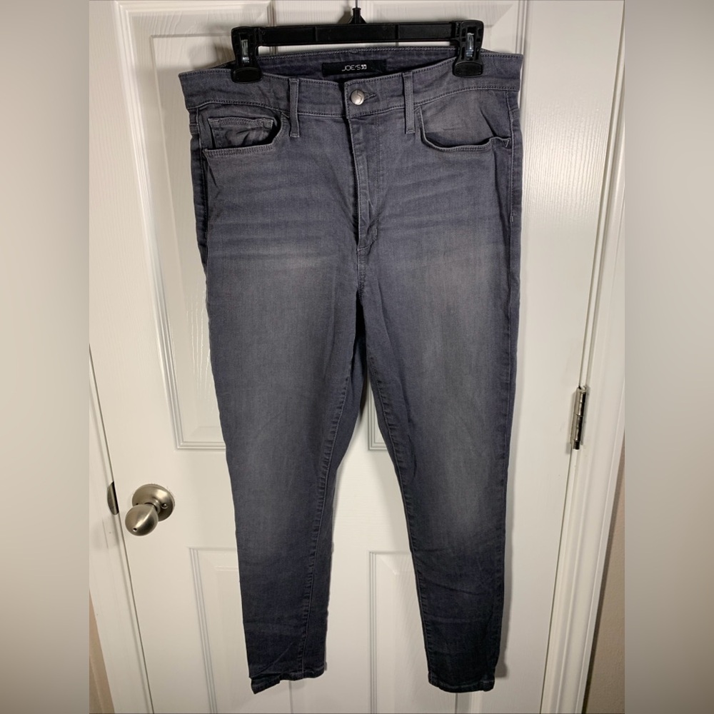Joes Jeans Ewing Womens 31 X 27 Inseam Skinny Ankle Gray Stretch Denim
